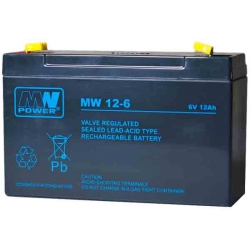 Akumulator żelowy AGM MW 6V/12Ah