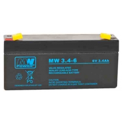 Akumulator żelowy AGM MW 6V/3,4Ah