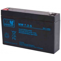 Akumulator żelowy AGM MW 6V/7,2Ah