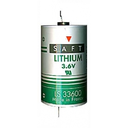 Bateria litowa SAFT LS33600 z wyprowadzeniem drut
