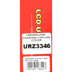 Ładowarka uniwersalna procesorowa Li-ion/Li-poly LCD/USB