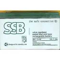 Akumulator SSB żelowy 12V/7 Ah