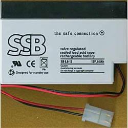 Akumulator SSB żelowy agm 12V/0,8Ah , Akumulatory żelowe agm ssb sb