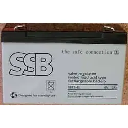 Akumulator SSB agm żelowy 6V/12Ah