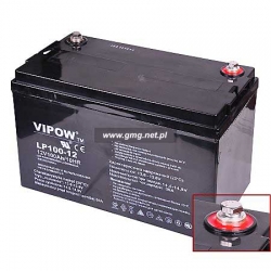 akumulator żelowy VIPOW 12V 100 A