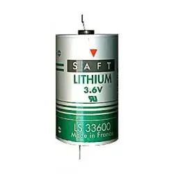 Bateria litowa SAFT LS33600 z wyprowadzeniem drut