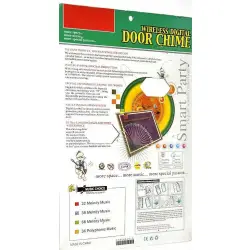 Dzwonek bezprzewodowy 230 V/12 V 2 dzwonki 230V