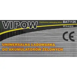 Ładowarka VIPOW do akumulatorów żelowych 12V/4-7Ah