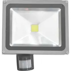LAMPA LED HALOGEN NASWIETLACZ PROJEKTOR OSWIETLACZ HALOPAK REFLEKTOR 30W Z CZUJKA RUCHU