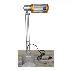 Lampa biurkowa BELUS 20W E27 złota