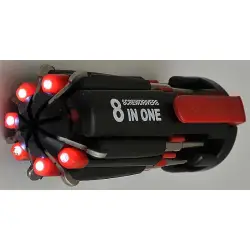 Latarka 6 LED z kpl. wkrętaków