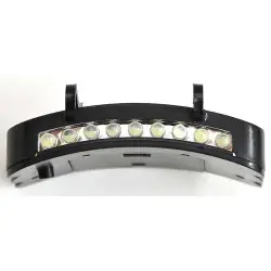 Latarka czołowa na daszek 11 LED 3 baterie alkaliczne R03