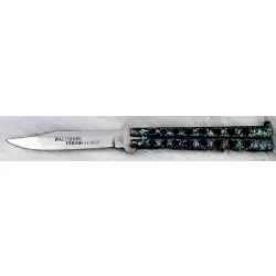 Nóż FES BALISONG motylek zielony