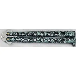 Nóż FES BALISONG motylek zielony