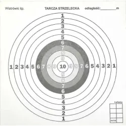 tarcza strzelecka kbks wiatrówka karabin